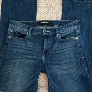 Express Dark Blue Denim Pants